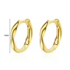 Yourefs 6 par set Silver Small Ear Hoop örhängen Fashion Women's Gold Plated 18k Unique Design Anniversary Holiday278s