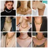 Choker Chokers Link Chain Necklace Collar Statement Gold Sliver Color Chunky Halsband för kvinnor Fashion Punk Jewelry 2023Chokers Sidn22