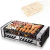 Smokeless Electric Barbecues Double Layers Non Stick Bbq Roasting Pan Griddle Mini Barbecue Stove Machine