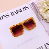 Fashion Cute Kids Sunglasses Lovely Diamond Inlaid Frame Girls Sunglass Ultraviolet-proof Infant Glasses Eyewear Children Shades Gafas Gifts Wholesale