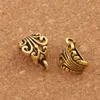 Alloy Hollow Butterfly Flower Connectors Loose Pärlor Bails Antik Silver / Guld / Brons Fit Charm European Armband L683 210pcs / Lot