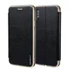 Mobiltelefonväskor Lyxläder Flipväska till iPhone 12 Mini 11 Pro XS Max XR X Wallet Coque för 7 8 Plus Starkt magnetkort Stativskydd