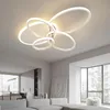 Ceiling Lights Oval Modern Led Lamp For Living Room Bedroom 110V 220V Indoor Deco Dimmable