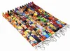 KeyChain 10PCS Cartoon Anime Japan Mobile phone Lanyard ID Card Pendant Party Gift Favors Small Wholesale