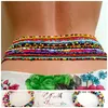 Bohemen kleurrijke kraal taille kettingen lichaam sieraden vrouwen zomer sexy bikini beach buik ketting streng charmes vintage tailleband