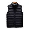 Aiwetin Mens Jacket Mouwloos Vest Winter Mode Mannelijke Katoen Gevoerde Vest Jassen Mannen Standkraag Thicken Tilten Kleding 211105