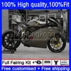 Форма для впрыска тела для Ducati 749 999 S R 749-999 03-06 749-999 03-06 749 999 2003 2004 2005 2006 CUDLOWORK 15NO.90 749R 999R 2003-2006 749S 999S 03 04 05 06 Серебряный серый комплект OEM