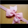 Accessoires Baby, Moederschap Drop Levering 2021 Baby Bow Girls Kids Bands Prinses Solid Bowknot Party Infant Children Hair Butterfly Gaas