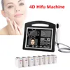 Ultrasuoni focalizzati ad alta intensità portatili 4D Hifu Machine 12 linee 20000 colpi SMAS Face Lifting Skin Stringere la rimozione delle rughe Dimagrimento del corpo