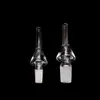 Quartz Nail Drip Tips Domesess Rökning Tillbehör 10mm 14mm 18mm Manlig fog för Nectar Collectars Glas Vatten Rökolja Dab Rigs DHL