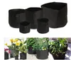 Whole Round Nonwoven Fabric Plant pots Pouch Root Container Grow Bag Aeration Flower Garden Planters6354262