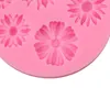 Kawaii 3D Flower Silicone Mold Fondant Soap Moulds Baking Jelly Candy Chocolate Cake Decorating Tools Cocina Confeitaria Gadgets