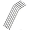 DHL shipping 100pcs/lot Stainless Steel Straw Steel Drinking Straws 8.5" Reusable ECO Metal Drinking Straw Bar Drinks Party Stag x29