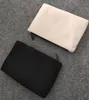 NUOVA moda Suede touch zipper Borsa per il trucco elegante Custodia per cosmetici di bellezza vintage Borsa per organizer per trucco classica Custodia per articoli da toeletta calda con sacchetto per la polvere