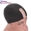 5Pcs Wholesale Spandex Mesh Dome Wig Cap Breathable Elastic Hair Net Glueless Hairnet For Making Wigs Black U Part Mono Lace Caps