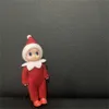 70 stks / DHL Jointed Christmas Baby Angel Dolls 2.5 inch 4 '' 8 cm 12 cm Pasgeboren Magic Nursery Doll met Xmas Hoed Kostuum Party Ornament Kinderen Gift Finger Toys G168H7J