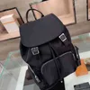 Mens Backpack Womens Luxurys Designers Backpacks Unisex Versatile School Bags Travel Bag 2021 Black Color