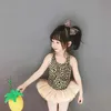 かわいい赤ちゃんガールズスカート水着夏の動物/花/鳥の印刷パターン幼児の入浴スーツ子供服セット子供たち