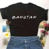 Coréen Kpop Bangtan Jungkook T-shirt Femme Mode Bangtan Boys No more Dream Unisex Merch top tees Femme Vêtements 210406
