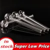 Wholesale 10cm Lenght Glass Oil Burner Pipes Thick Pyrex Smokng Water Pipe Factory Price