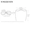 Kingseven 2021 Trend Kalite Titanyum Alaşım erkek Güneş Gözlüğü Polarize Güneş Gözlükleri Kadın Pilot Ayna Gözlük