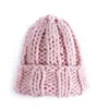Winter Hat Female Warm Cap Knitted Beanie Ladies Girl Hats Woman Bonnet Femme Chunky Thick Stretchy Hats Fashion Caps