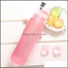 Spray Water Bottle Outdoor Sport fuktgivande cykelgymgymndrickor flaskor Portable Cup LJJZ250 Drop Delivery 2021 Övrigt Baby Feeding Baby