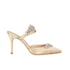 Sandals femmes habille chaussures pompe sands sandales strass hauts talons lurum cristal-mmules en saties sexy