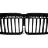 Grilles de gril de rein de pare-chocs avant en carbone 1 pièces pour BMW série 7 G11 G12 LCI 2020-IN Grille de maille à lamelle unique