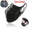 5 unids/bolsa máscara protectora reutilizable antipolvo lavable mujeres hombres niño a prueba de polvo invierno cara boca s Boom2015