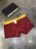 Mens Designers Boxers Marcas Cuecas Homens Clássicos Boxer Shorts Casuais Roupa Interior Respirável Algodão Cuecas 3pcs Com Caixa