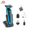 Máquina de barbear da lâmina de flutuação elétrica multifuncional do barbeador elétrico para homens Razor elétrico impermeável D40 P0817