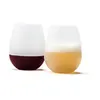 Neueste Design Mode 2016 Unzerbrechliches klares Gummi Weinglas Silikonglas Silikon Weinbecher Wein