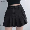 Kobieta Emo Plised Spódnice Mall Goth Y2K Ubrania Kawaii E Girl Mini Spódnica Dla Nastolatków Kobiet Punk Estetyczne Grunge LQMKD00024 210712