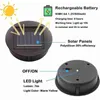 Minchas leves Caixa de bateria solar para luzes inteligentes Acessórios para lanternas de ferro forjado eletrônico Carregador Black Wholesale