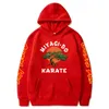 Męskie bluzy bluzy 2022 KAI Sezon 3 Miyagi-do Karate Printed Hooded Casual Pullovers Hoodie