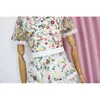 High Quality Fashion Runway Dress Women's Summer Short Sleeve Gauze Embroidery Lace Flower Vestidos 210520