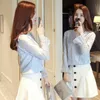 Lace women shirt long sleeve tops fashion blouses flare shirts winter female clothes 1521 45 210521