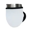 Tasses Poignée Sublimation Blanc Réutilisable Tasse À Café Glacé Manches Néoprène Isolé Manches Couverture Titulaire Pour 12 oz 20 oz 30 oz Gobelet Starbucks Tasses Dunkin Donuts