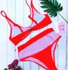 Costumi da bagno donna Bikini brasiliano perizoma costumi da bagno 2022 4 colori vita alta due pezzi Sweimwe solido sexy