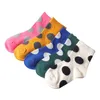 Cute Polka Dot Children Girls Socks 3-12T Mix Color Kids Cotton Sock High Quality Fashion Hosiery