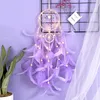Home Decor Girl Heart Cute Soft Sister White Feather Dream Net Room Decoration Shooting Props Pendant