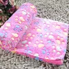 Pet Blanket Kennels Cute Paw Foot Print Dog Blankets Soft Flannel Sleeping Mats Puppy Cat Warm Bed Cover Sleep