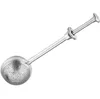 2021 Herbata Herbata Ball Push Tea-Wisząca Loose Leaf Tool Herbal Teaspoon Filtr Dyfuzor Home Kuchnia Bar Drinkware Stal nierdzewna