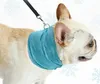 Собака для собак, охлаждение льда полотенца полотенца для домашних животных шарф летние дышащие обертки синие бантики аксессуары RH4740
