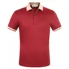 Polo de créateur de mode pour hommes, T-shirt à manches courtes, original, veste à revers unique, costume de jogging, noir blanc rouge gris bleu TAILLE M--3XL NO.4S