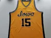 Maglia da basket personalizzata Uomo Gioventù Donna Vintage 15 CARFINO High School Taglia S-6XL o qualsiasi maglia con nome e numero