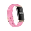 Nylon Denim Watchband Pasek do ładowania Fitbit 4 / 4SE / 3 / 3SE Smart Watch Universal Wristband Watch Strap Bransoletka Naprawa Część