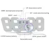 3D-led-wandklok digitale alarmtafel nachtkastje woonkamer decoratie elektronisch met thermomet nachtlampje 211112