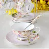 Tasses Soucoupes Style Européen En Porcelaine Tasse À Café Et Soucoupe Ensemble Domestique Anglais Après-Midi